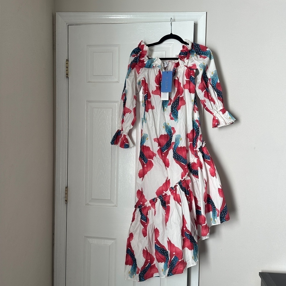 The Lulo Project Daydreaming Dress Baja Fish Pattern Brand New with tags Small